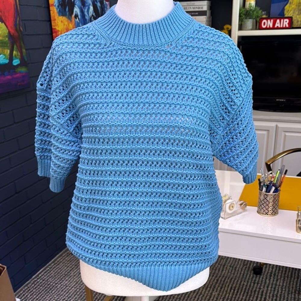 NWT- Ann Taylor Cornflower Blue Sweater